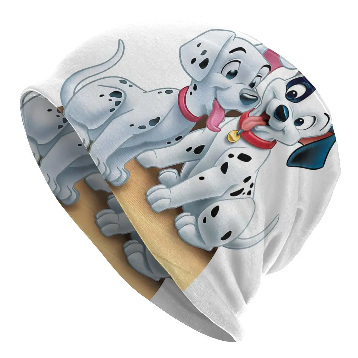 

Cartoon Dalmatians Bonnet Beanie Knit Hats Men Women Cool Dalmatian Puppy Winter Warm Skullies Beanies Caps for Ski