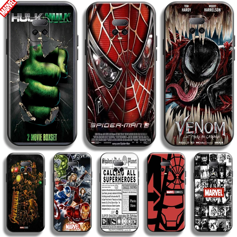 

Marvel Avengers Phone Case For Xiaomi Redmi Note 10 Lite 6.67 Inch Ultra-Thin Funda Soft TPU Carcasa Back Coque