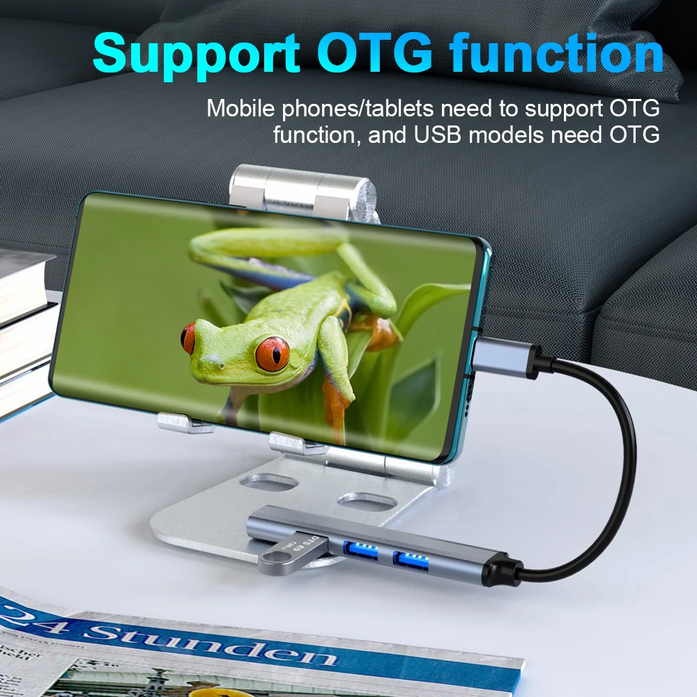 USB C HUB 3.0 Type 3.1 3/4 Port Multi Splitter Adapter OTG для MacBook Pro 13 15 Air Mi для HUAWEI PC Accessories.