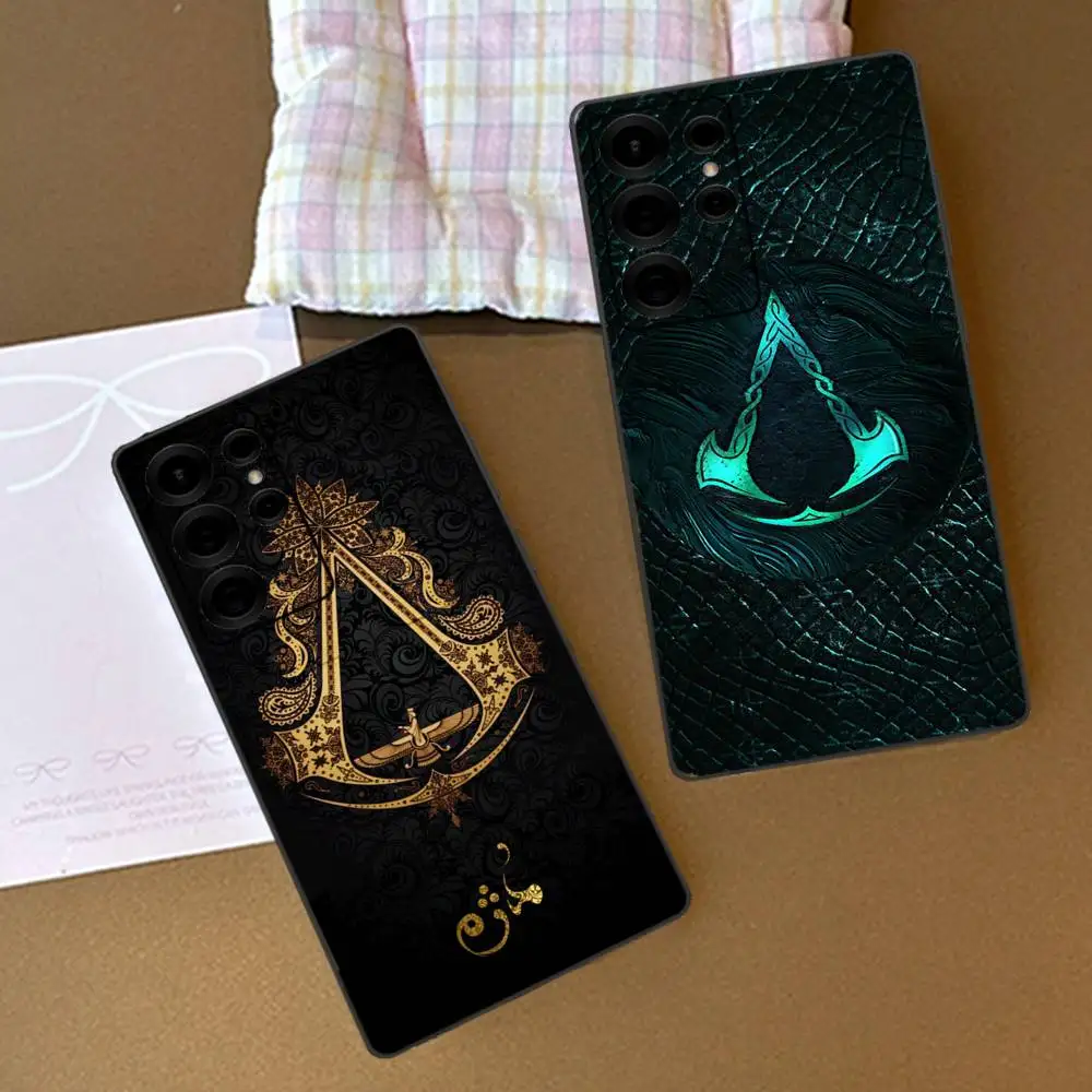 Фото Чехол для телефона с логотипом Classic Game A-Assassin-S-Creed для Samsung S 24 Fe 25 Ultra Plus 20 Lite 21 30 22 23 24 22 Ultra 5G Fundas №1