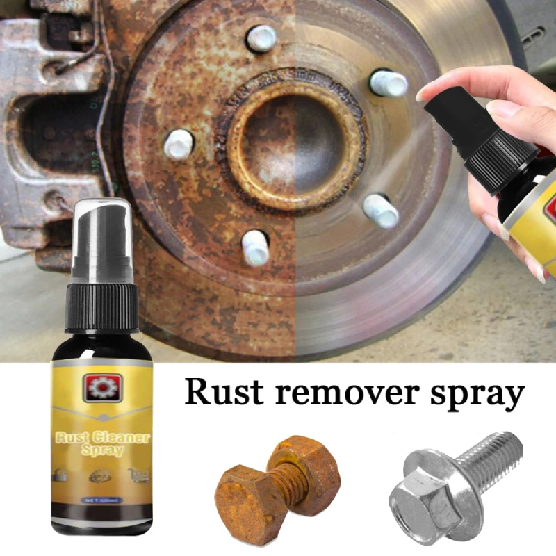 

Rust Remover Safe Non-toxic Rust Cleaner Spray Paints Metal Plastics Paint Care Anti-rust Lubricant Household Cleaning Supplies