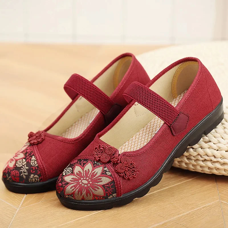 

Женские туфли E575, милая дышащая сетчатая повседневная обувь с круглым носком и ремешком с пряжкой, цвет коричневый