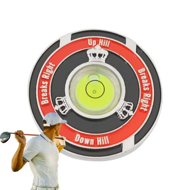 

Green Reading Ball Marker High Precision Reading Aid Golf Accessories Double-sided Golf Ball Marker Tool Golf Accessories