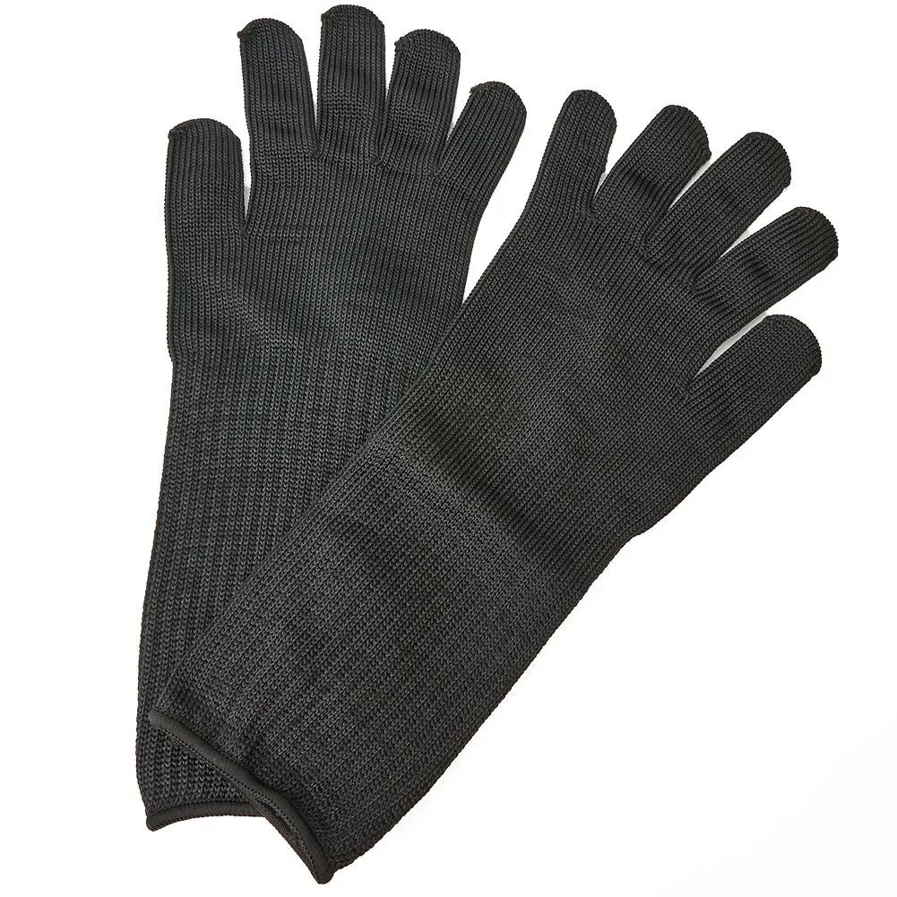 

1Pair Of Extended Anti-cutting Gloves Metal Mesh Butcher Personal Protective Work Glove Wire Gloves Gardening Safety Gloves