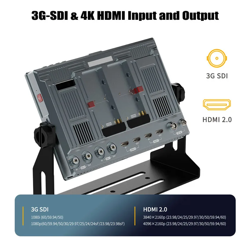 Многодисплейный монитор FEELWORLD M101S 10.1 дюйма, 1200 нит, 1920x1200 IPS, 3G-SDI, HDMI 2.0, LUT, HDR, 1920x1200 пикселей (art.: 3920dbcdbaba8) - 3920dbcdbaba8