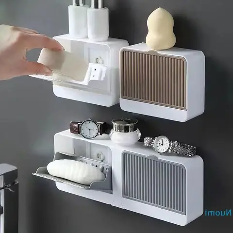 Настенная мыльница с дренажем