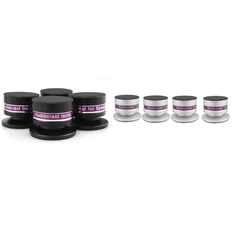 

4PCS Audiocrast IF03S/IF03B Aluminium Shockproof Spike+Pad Isolation Stand Hifi Amplifiers