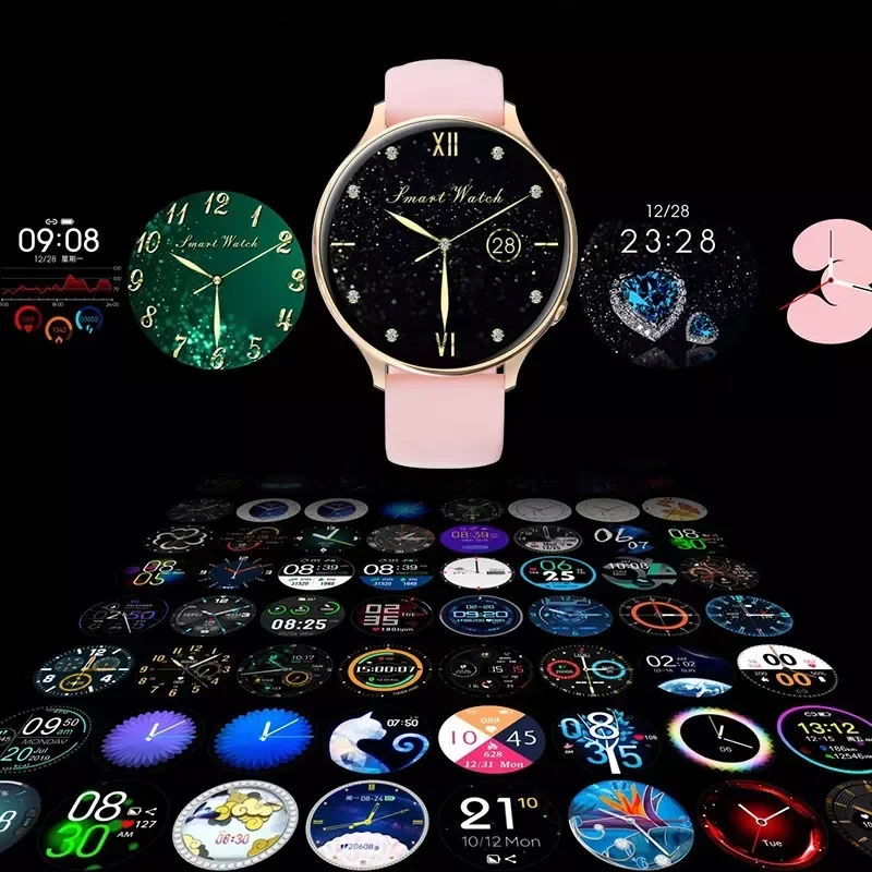 

Smart Watch Bluetooth Call Men Full Touch Sport Fitness Tracker Blood Pressure Heart Rate Smartwatch Music Control+Box