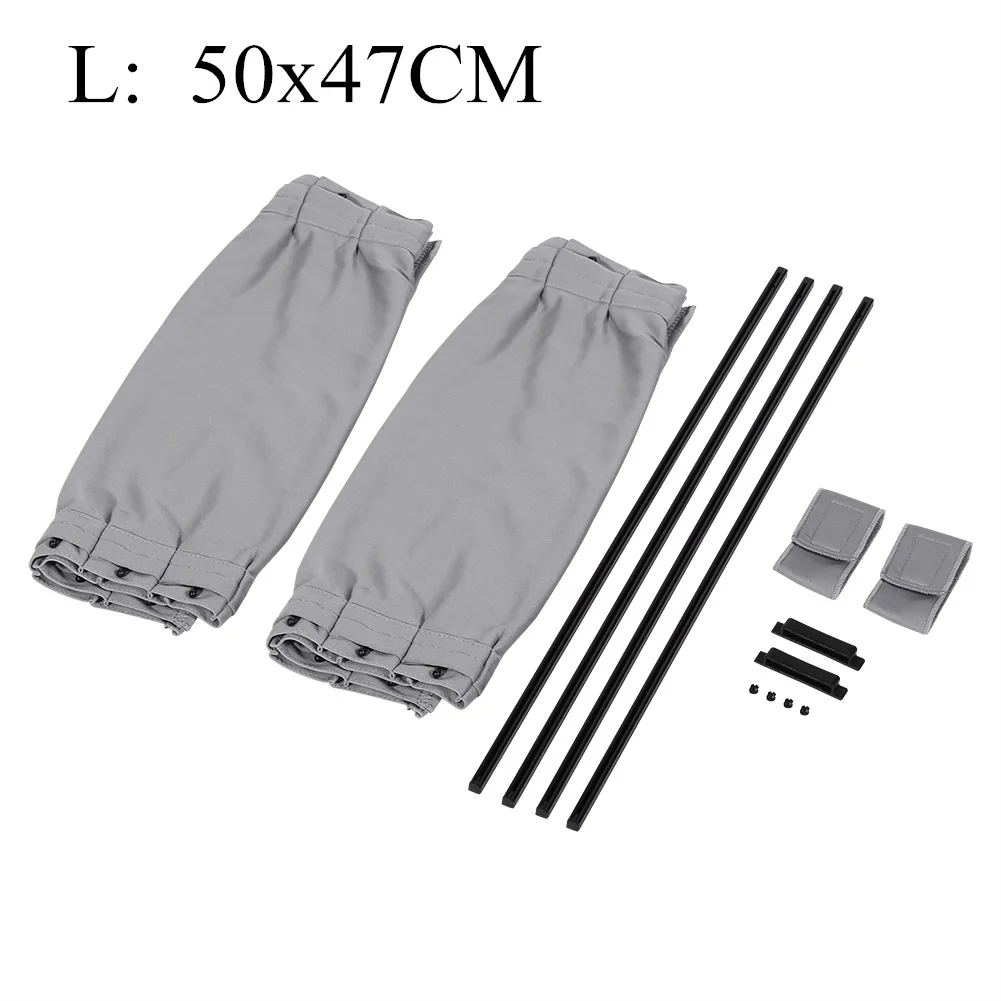 

2 Шт., Универсальный Автомобильный Солнцезащитный Козырек, Занавеска На Боковое Окно, Складная Защита От Ультрафиолета