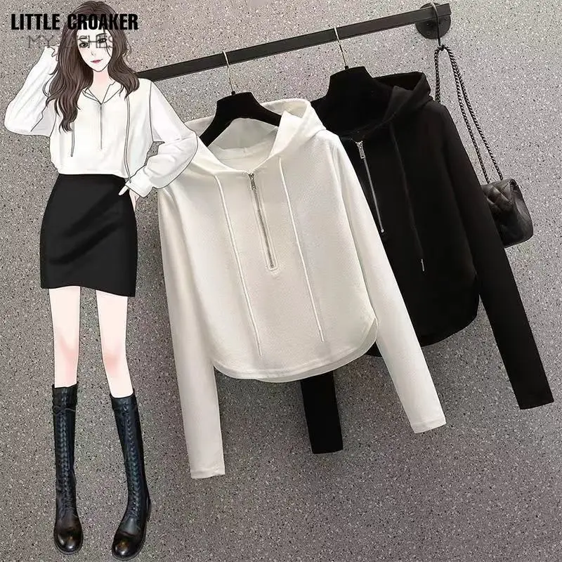 Корейская рубашка в стиле Харадзюку Женский Топ с длинным рукавом и принтом