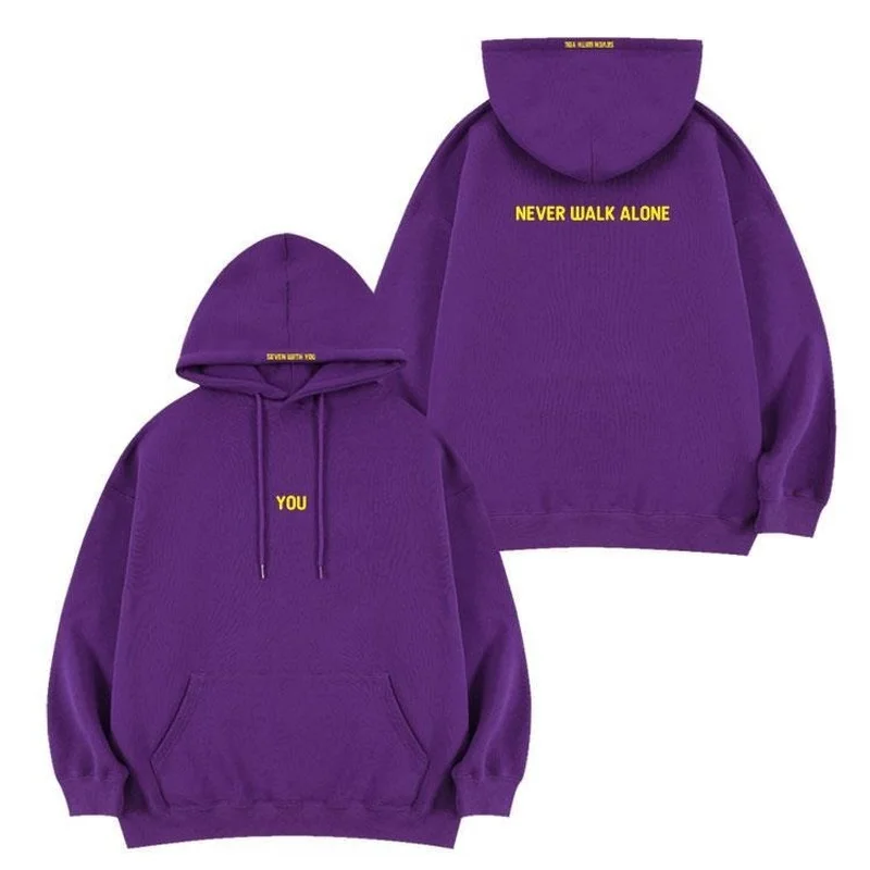 

2023 New Kpop JIMIN Women Solid Sweatshirt Hoodie Printing Official Same Paragraph Long-sleeved Unisex Sweatshirt Pullover