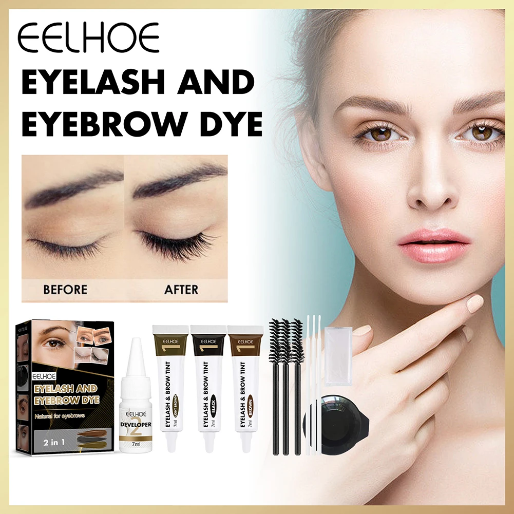 

2 в 1, Водостойкая тушь для ресниц и бровей