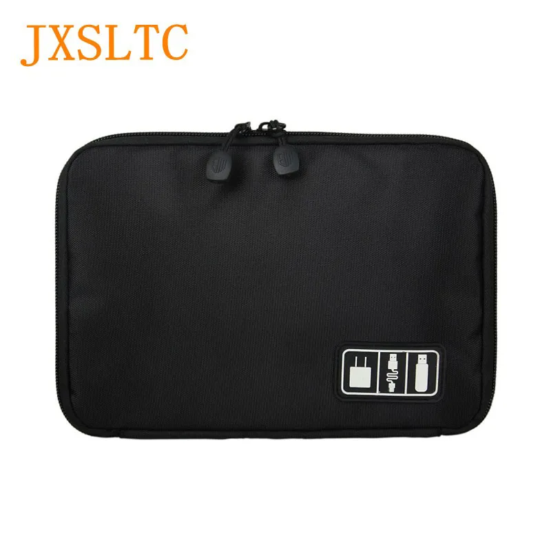 Дорожная сумка JXSLTC Мужская для электронных аксессуаров нейлоновый дорожный