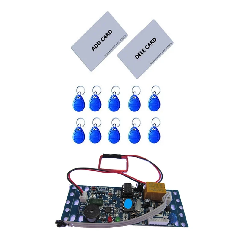 

RFID Two Way Embedded Door Access Control Access Control Two Side Swipe Card With 2Pcs Mother Card 10Pcs Em Key Fob