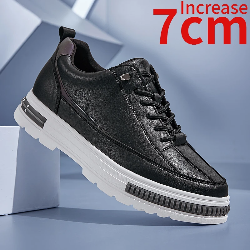 

Outdoor Leisure Shoes Men Increased 7cm Spring/Autumn Height Increasing Shoes Men Elevator Shoes Casual Sports Heightening Shoes