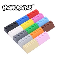 marumine 80pcslot 45 2x4 slope brick classic create 3037 building blocks moc parts accessories compatible educational diy toy