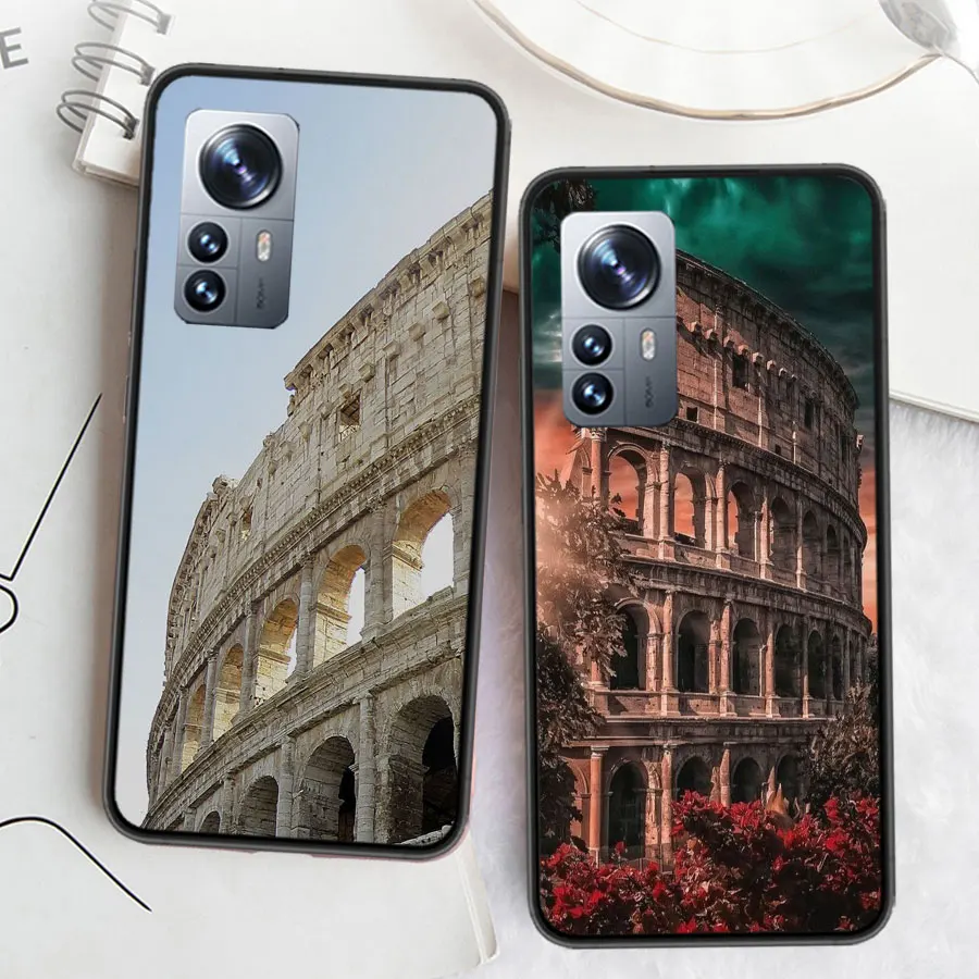 Чехол для телефона Colosseum Rome Italy Xiaomi Poco X7 X6 X5 X4 X3 GT NFC M4 M5 Pro 5G M3 Mi F6 F5 F4 F3 F2 F1 Capa Coque TPU Cover