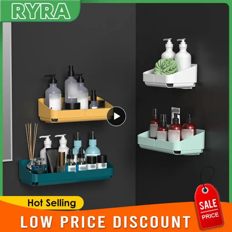 Многофункциональная прочная присоска не повреждает стену стеллаж для хранения