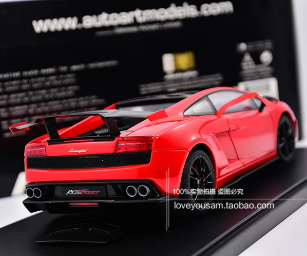 AUTOART 1:18 Lamborghini Gallardo LP570 светильник лая версия ограниченная Коллекционная серия