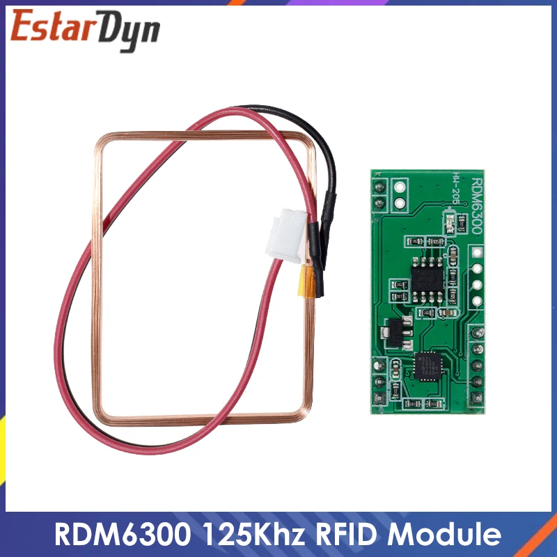Модуль считывания RFID 125 кГц RDM6300 UART система контроля доступа на выходе для Arduino