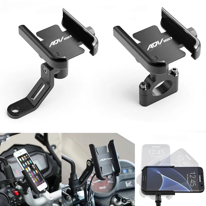 

For HONDA ADV150 2019 2020 2021 ADV-150 ADV 150 Accessories Motorcycle Handlebar Mobile Phone Holder GPS Stand Bracket