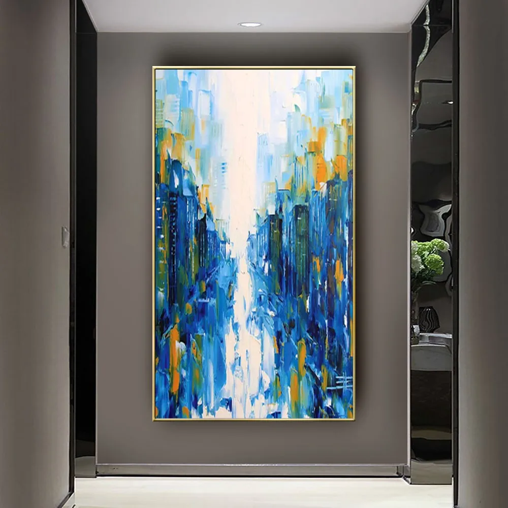 Скандинавская живопись Декор домашний современный художник ручная работа