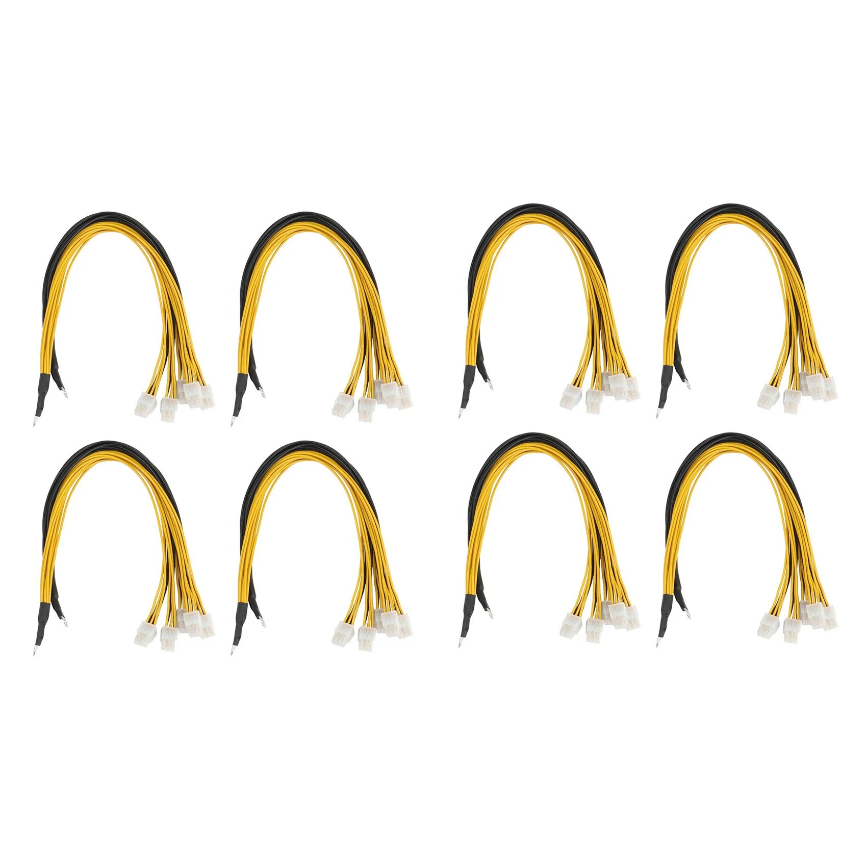 

8Pack 6Pin Connector Server Power Supply Cable PCIe Express for Antminer S9 S9I Z9 for P3 P5 Support Miner PSU Cable