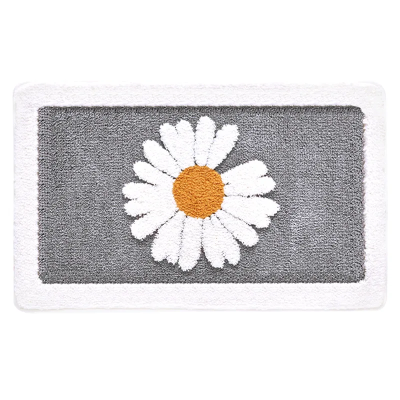 bathroom door entrance mat daisy bath rug bathroom non slip mat toilet door mat entrance door absorbent mat anti slip door mat free global shipping
