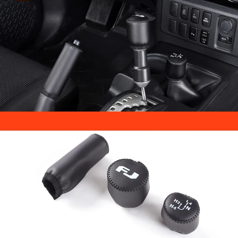 

Крышка ручки переключения передач подходит для Toyota Fj Cruiser 2007-2022, крышка переключения передач, крышка ручного тормоза, декоративные аксессуары для интерьера