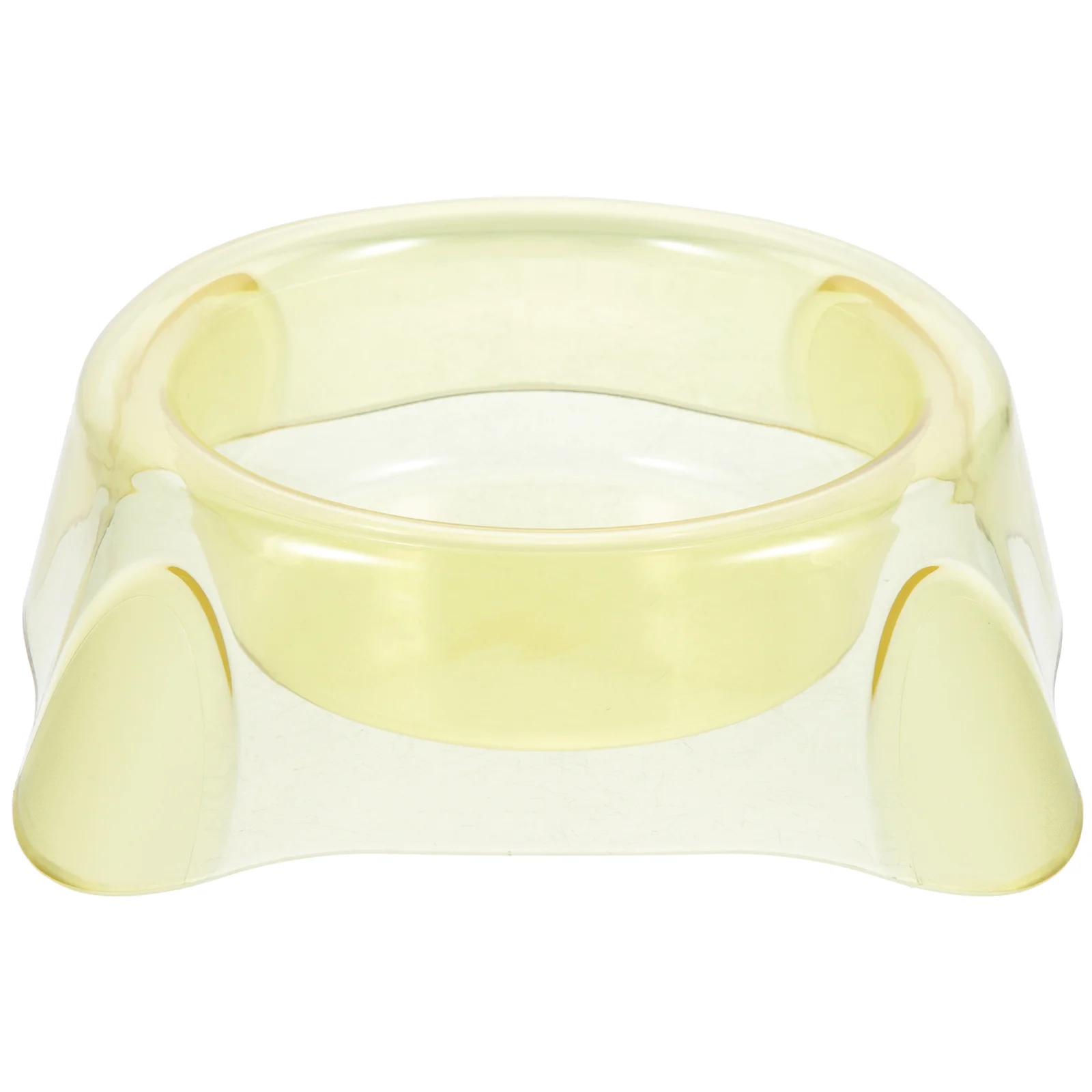 

Bowl Pet Dog Cat Bowls Feeder Water Feeding Dogs Puppy Spilling Container Floor Household Transparent Portable Simple No Animals