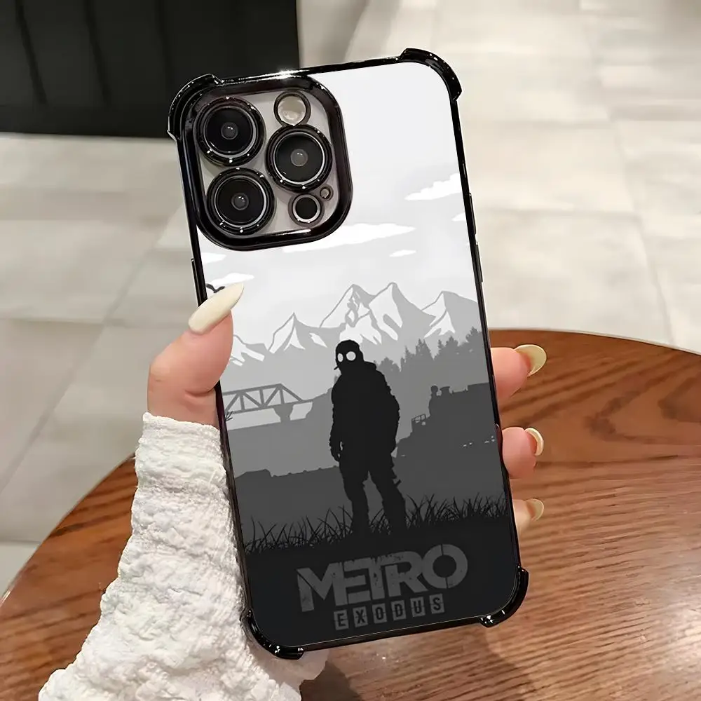 Фото Чехол Metroes E-Exodus для iPhone 17 Air 16 15 14 Plus 13 12 11 Pro Max, мягкий защитный чехол с усиленными углами №3