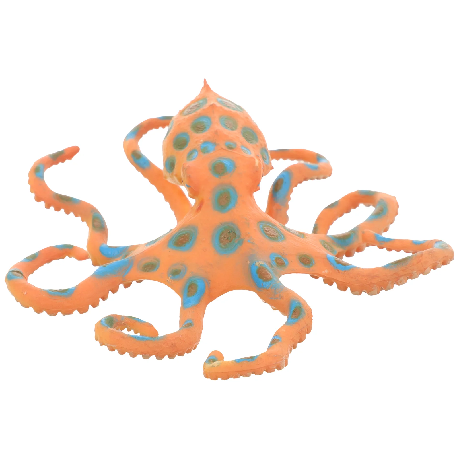 

Sea Animal Model Simulated Blue-ringed Octopus Toys Artificial Faux Simulation Lifelike Pvc Display Child