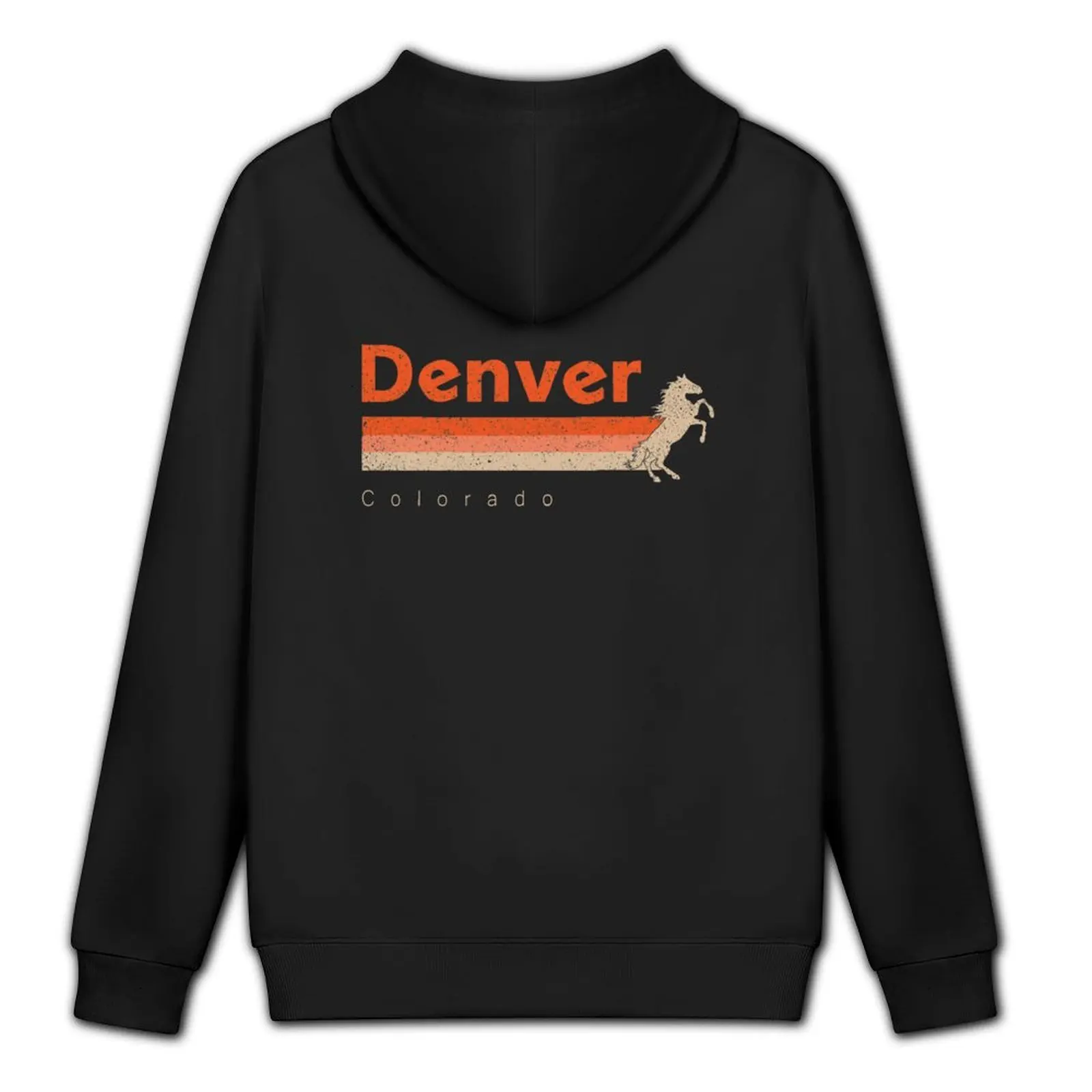 Фото Винтажная толстовка Denver Football Retro Colorado Bronco At Gameday, осенняя мужская дизайнерская одежда, мужская толстовка с капюшоном №5