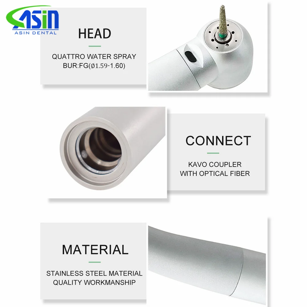 Высокоскоростная ручная турбина со светодиодной подсветкой и керамическим