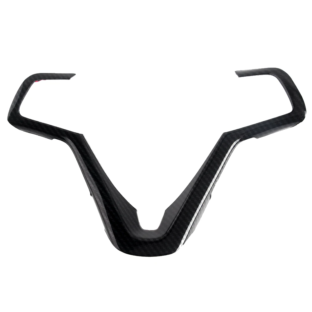 

Carbon Fiber Car Steering Wheel Button Panel Cover Trim for Hyundai Veloster 2011-2017 Decoration Accessories