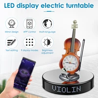 9 modes speeds electric rotating display stand 360 degree turntable jewelry holder battery for photography video shooting props