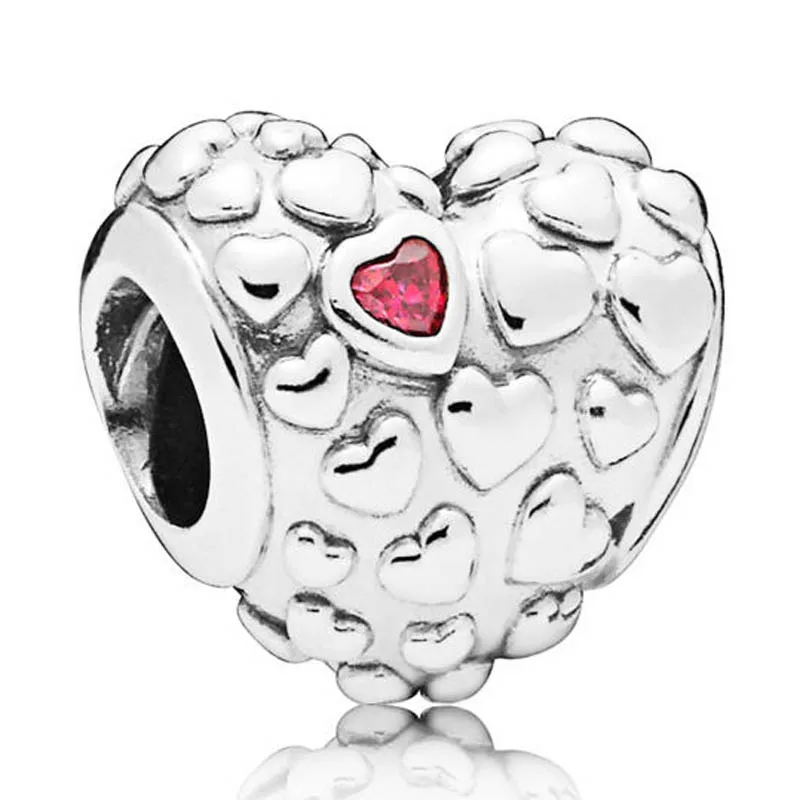 

New Mum In A Million Embellished With Raised Hearts Beads Fit 925 Sterling Silver Charm Bracelet Bangle Diy Jewelry