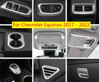 for chevrolet equinox 2017 2022 accessories air ac outlet vent reading light window lift button panel cover trim