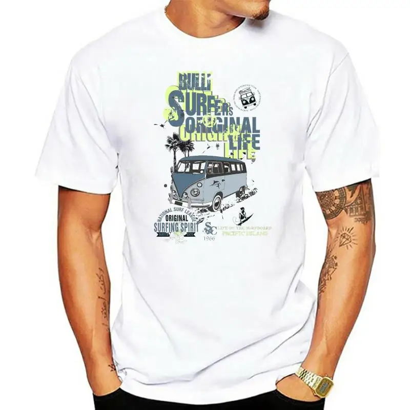 

Hot Sale Fashion High Quality Personality T-shirt Bulli Bus Surfer Tee shirts Retro Samba T1 T2 T3 24 Printing Casual T shirt