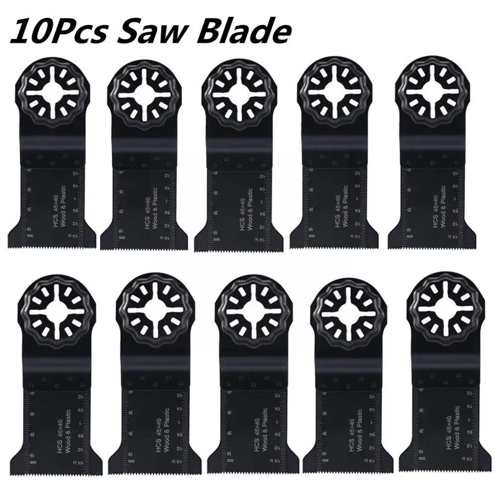 

10Pcs Saw Multi-function High Carbon Steel Vibrating Saw Precise Cutting For Cut Wood Plastics Cutting Wood Too V8J2