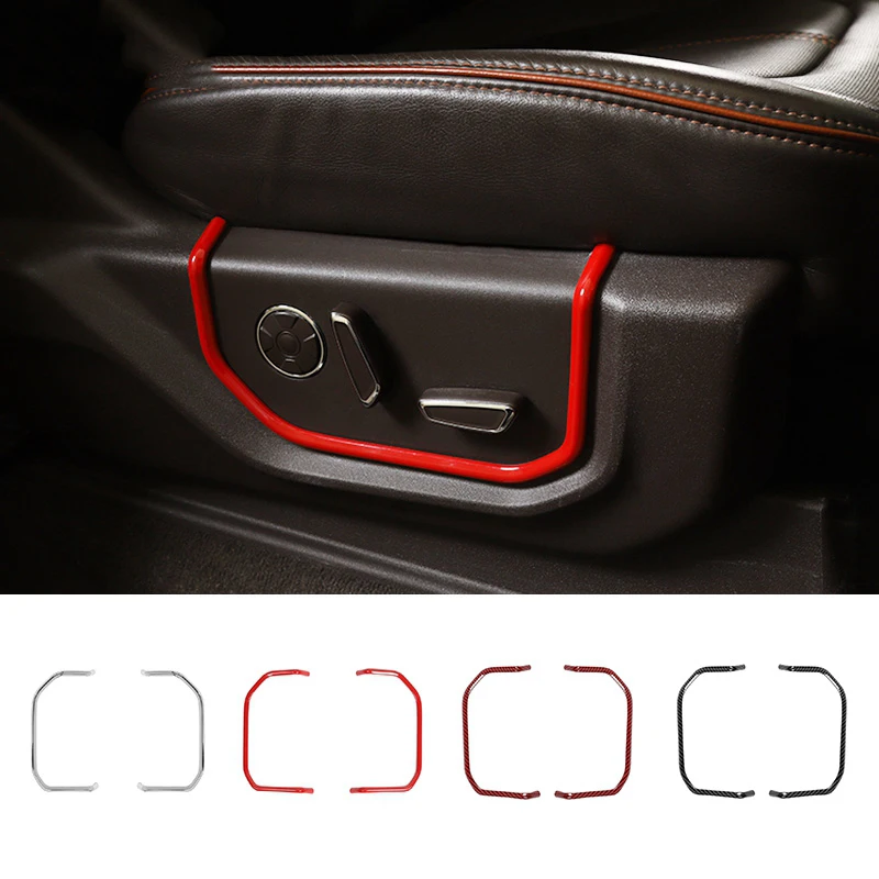 

Abs углеродная панель регулировки переднего сиденья автомобиля декоративный чехол отделка наклейки для Ford F150 Raptor 2015 -2020 автомобильные аксес...