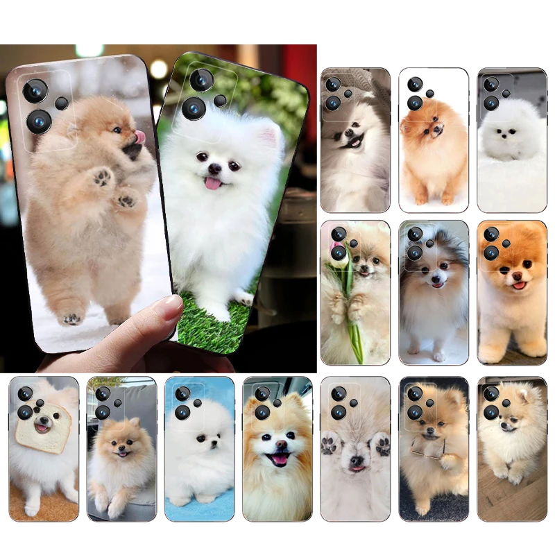 

Phone Case for Realme 10 Pro Plus 9 8 7 6 Pro Realme GT 2 Pro X2 Pro C21Y C11 RealmeX3 SuperZoom Pomeranian Dog Case
