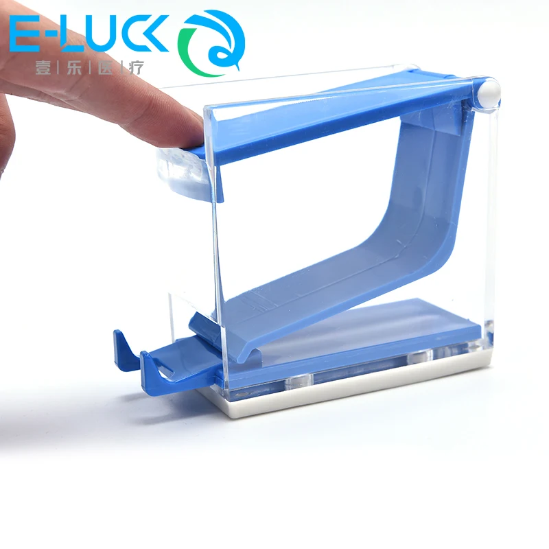 

1PC Dental Cotton Roll Dispenser Holder Press Type Storage Box Case Container Dentistry Storage Supplies