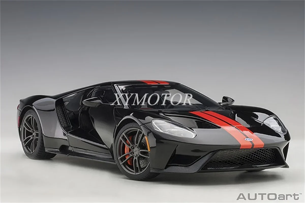 AUTOart 1:18 для FORD GT 2017 литые модели автомобилей детские игрушки подарки черные ХОББИ