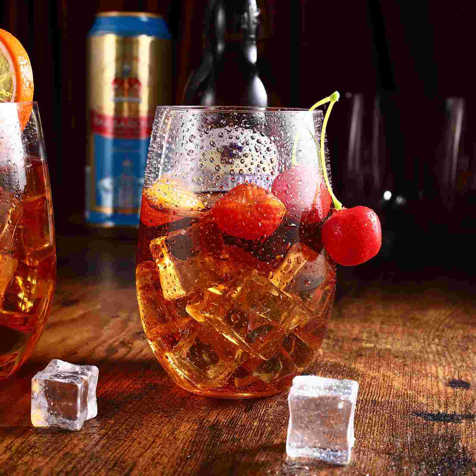 

Resistant Glass 4, 7cm Unbreakable Glasses Free Party Glasses Reusable Shatterproof Cup Trumbler Drinks Cup for Beer