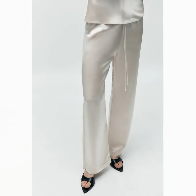 2023 New Pointed Toe High Heel Womens Slippers Summer Fashion Leather Prom Pumps Metal Series Thin Heel Sandals Ladies Slippers