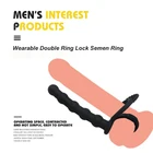 Фаллоимитатор с двойным проникновением, вибраторы, раньше мужские анальные бусины, Анальная пробка, Массажер точки G для взрослых 18 +