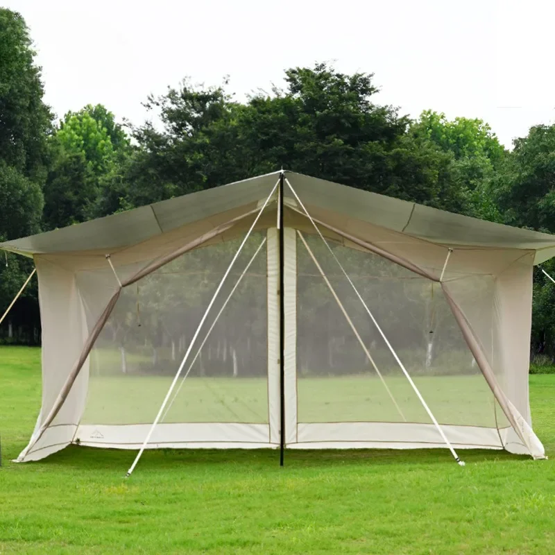 Квадратная сетка противомоскитная и палатка с навесом уличная летняя для