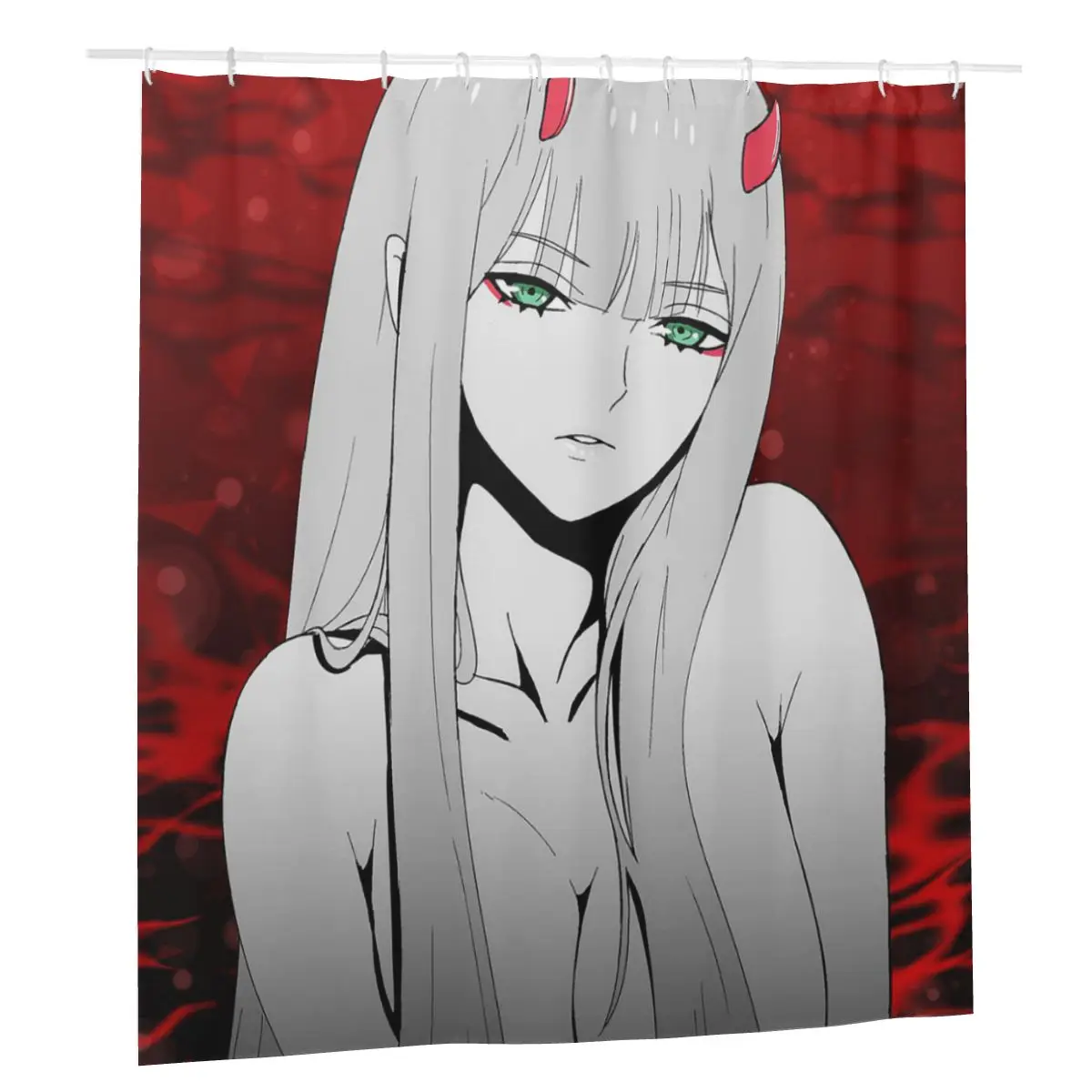 

Шторы для душа из полиэстера Zero Two 02 Monster