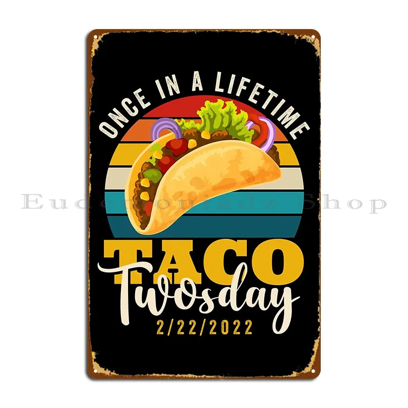 Металлическая табличка &quotUltimate Taco Twosday&quot